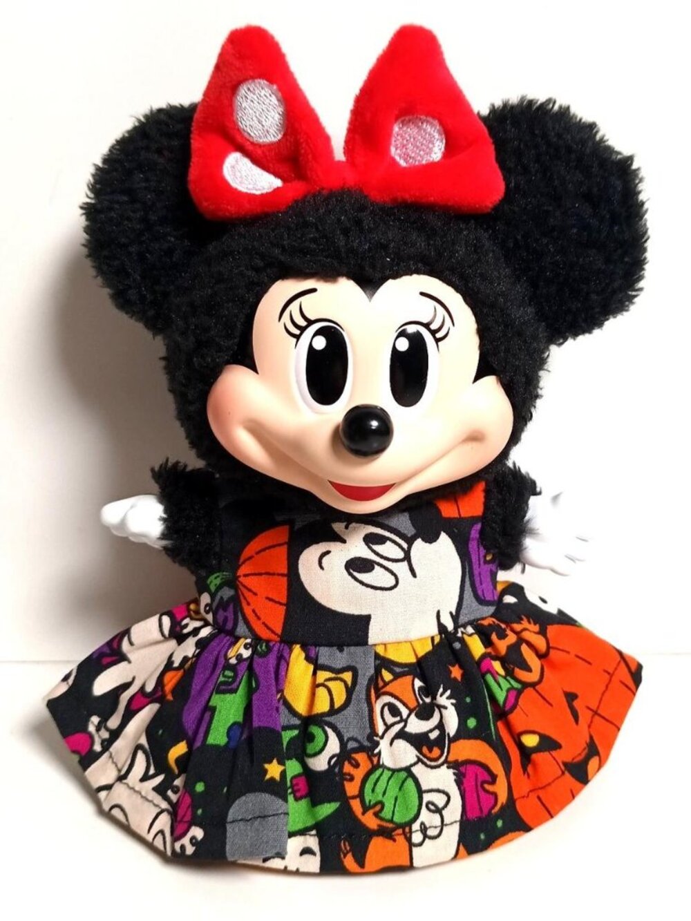 Disney Mickey Pumpkin Halloween Print Dress for Minnie Mouse or Labubu